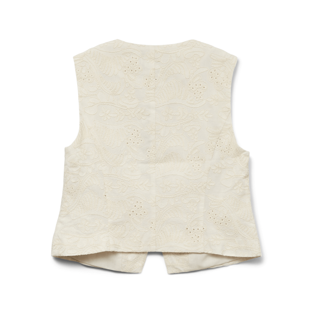 Vero Moda Eline Short Embroidered Waistcoat